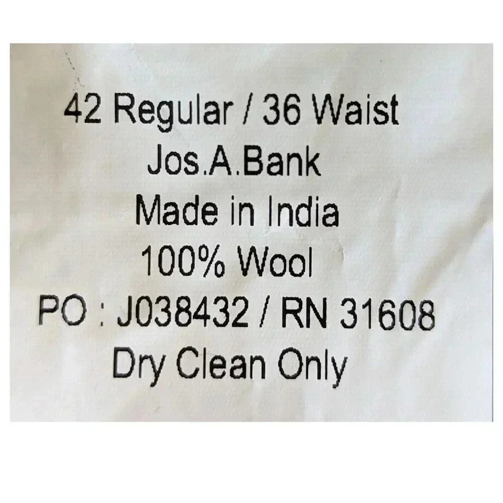 JOS A BANK NWT $299 Suit Jacket Size 42 R Executive Tailored Fit Grey Plaid